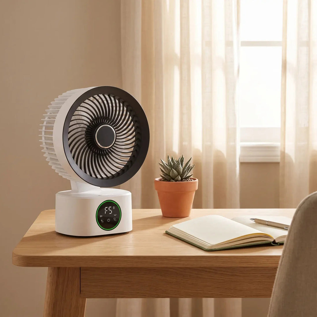 Morven Drift rechargeable desk fan