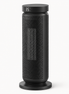 Morven Hearth space heater in black, front view on a plain background